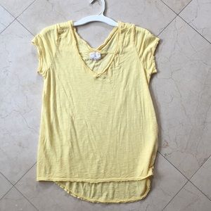 Anthropologie Distressed T-Shirt Cotton Modal